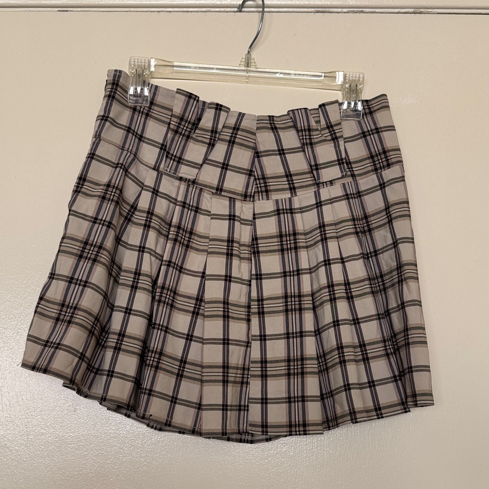 Plaid Pleated Women's Skirt
